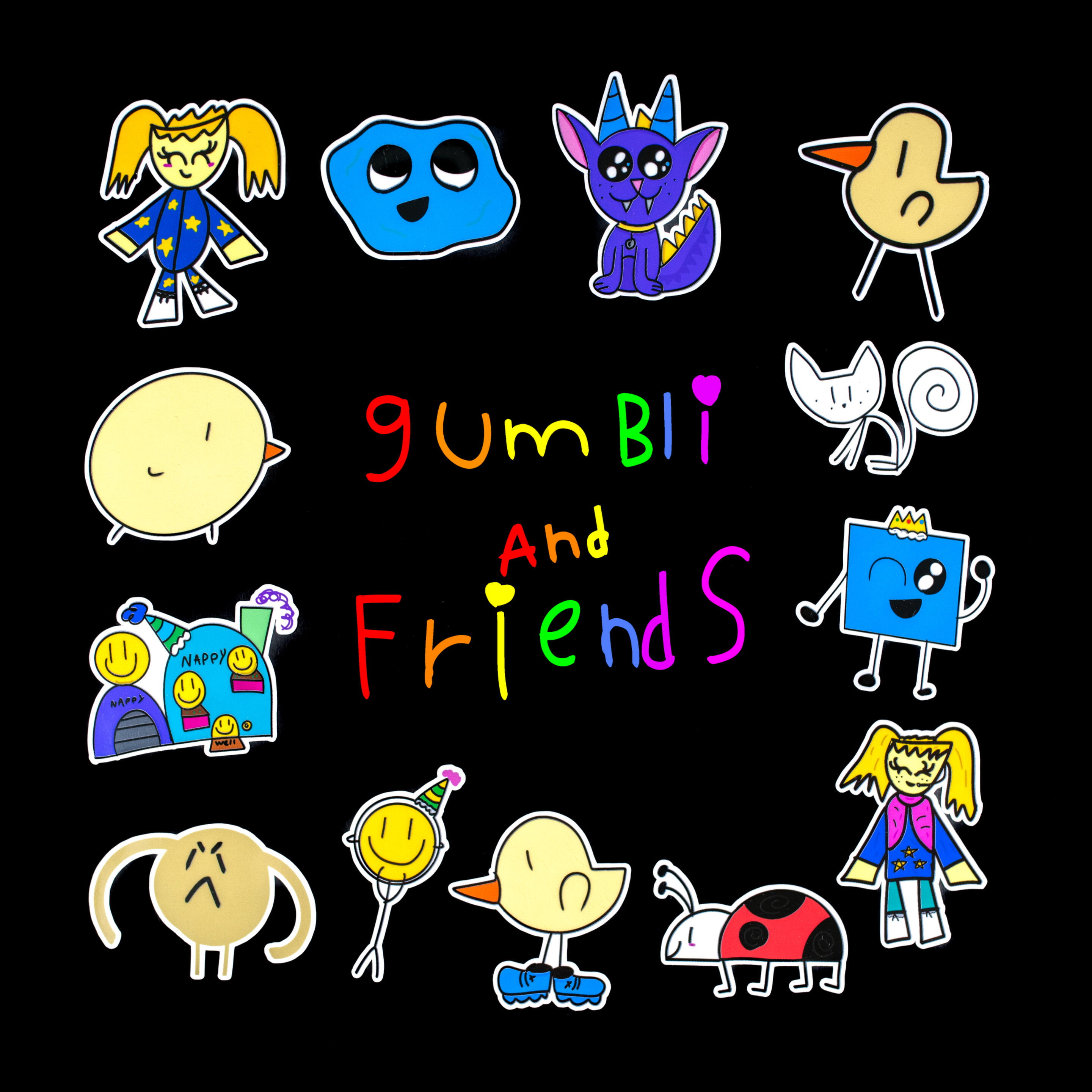 Some of my own sticker designs.